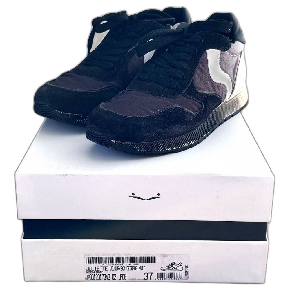 NIB Viole Blanche Juleitte Velour/Sky sneaker 37, Nero-Bianco